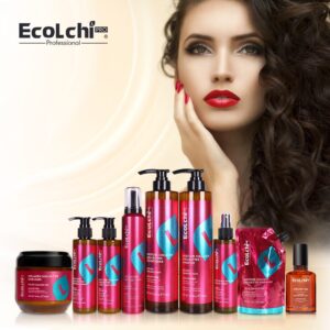 Ecolchi Sulfate-Free Shampoo and Conditioner Set with Hair Mask: Organic Argan Oil and Keratin for Healthy Hair​