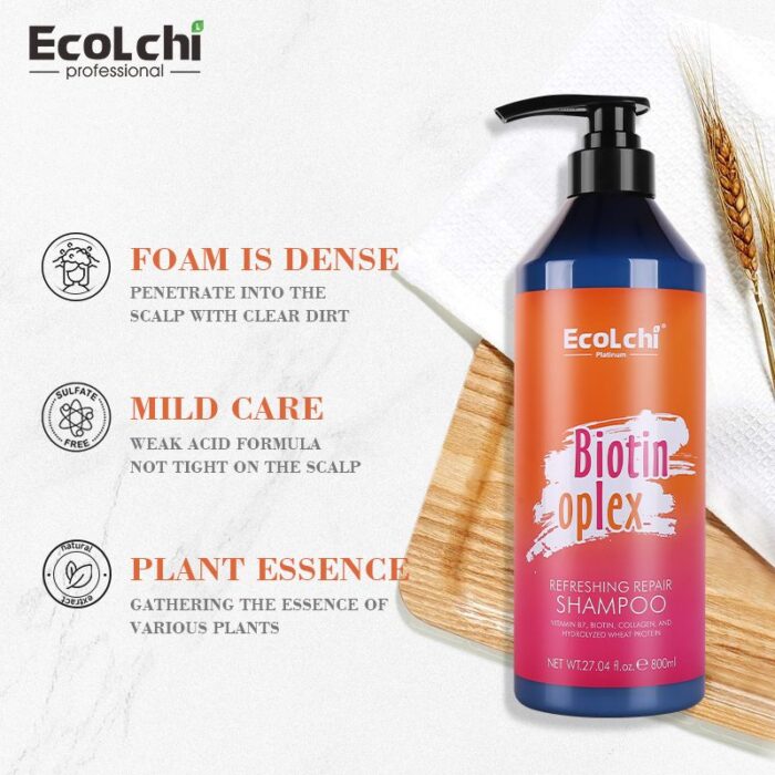 Ecolchi Nourishing Shampoo: Biotin & Oil Control for Healthy Hair​