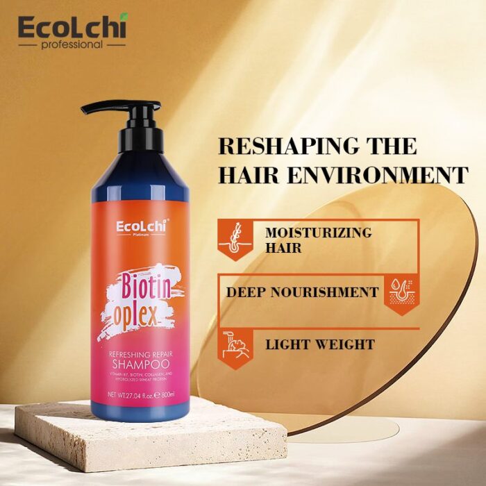 Ecolchi Nourishing Shampoo: Biotin & Oil Control for Healthy Hair​