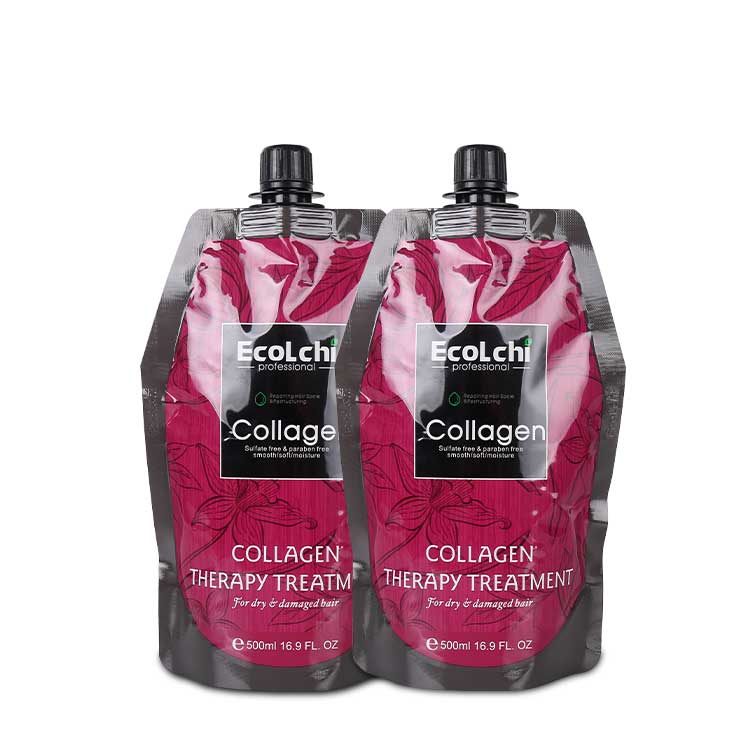 ECOLCHI PRO Ecolchi Professional 500ml Maska do włosów z kolagenem – Głęboko odżywcza kuracja z organicznym kolagenem i keratyną – Zastosowanie i zastosowanie – Hurtownia OEM/ODM od Chinchy Group