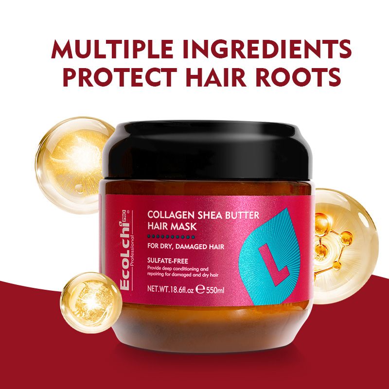 Ecolchi Hair Treatment Collagen Repair Mask – hloubkově vyživující a vyhlazující složení