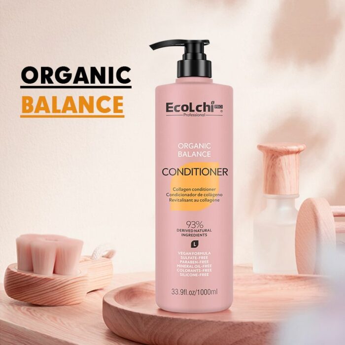 Ecolchi Professional Organic Hair Conditioner 1000ml – Collagen Repair & Nourish Treatment