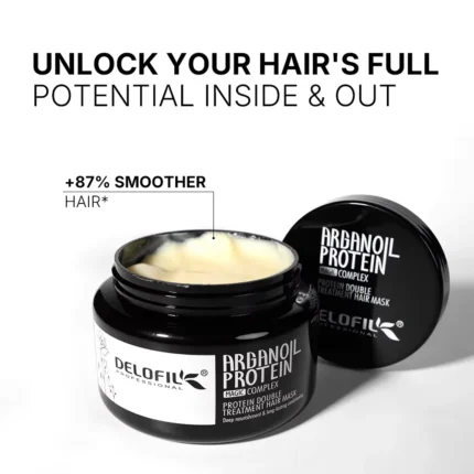 Delofil Keratin Hair Mask Collagen Organic Natural Moisturising Shampoo (1)