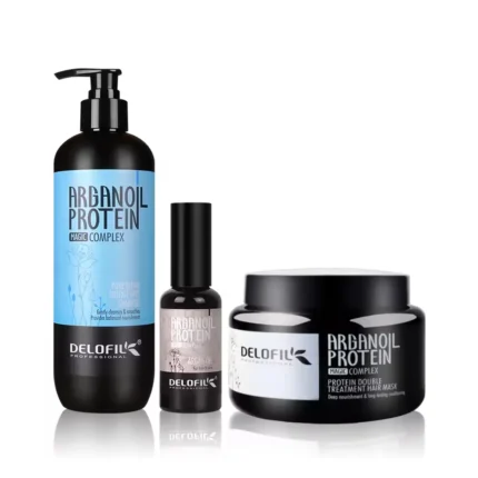 Delofil Keratin Hair Mask Collagen Organic Natural Moisturising Shampoo Protein Repair Hair Argan Oil