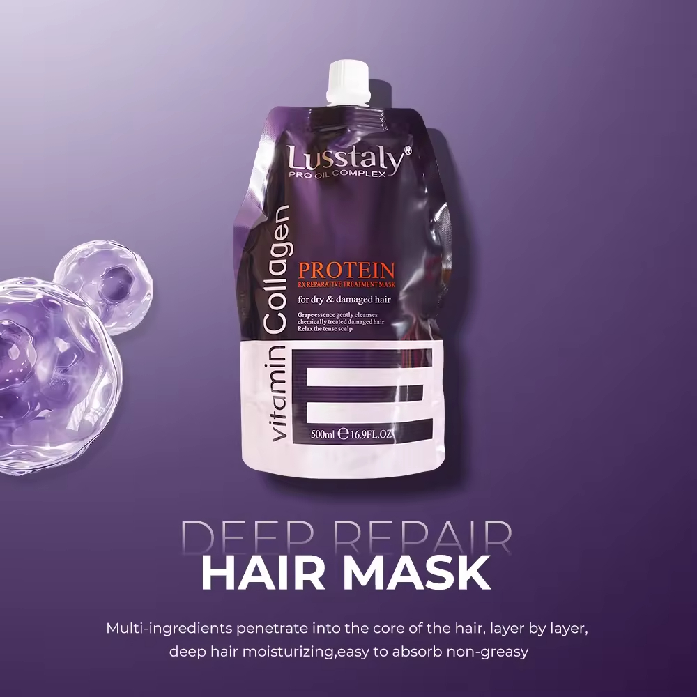 Lusstaly Collagen + Keratin Intensive Hair Mask - Image 4