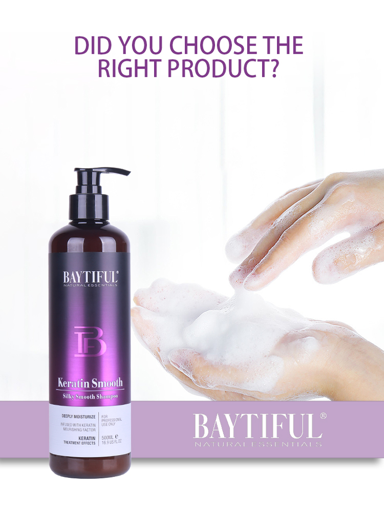 Ecolchi keratin shampoo - performance and salon testing data