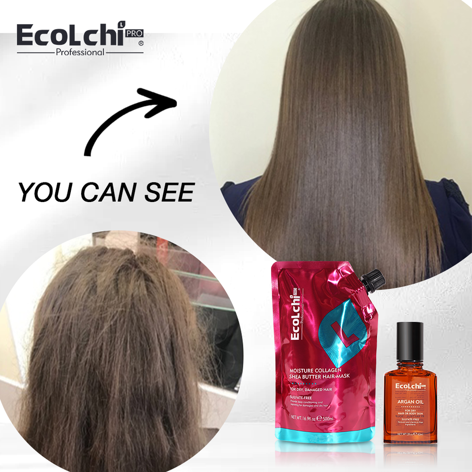 Ecolchi Hair Mask Results & Transformation | Ecolchi Wholesale Ecolchi Hair Mask - Results & Transformation - OEM/ODM Wholesale by Chinchy Group