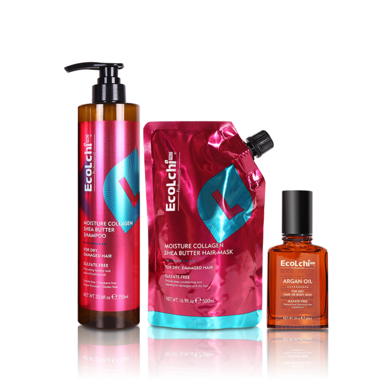 Ecolchi Manufacturer Wholesaler Sulfate-free Hair Shampoo Natural Argan Oil Collagen Hair Mask