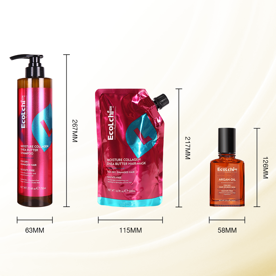 Ecolchi Shampoo Packaging & Size | Ecolchi Wholesale Ecolchi Shampoo - Packaging & Size - OEM/ODM Wholesale by Chinchy Group