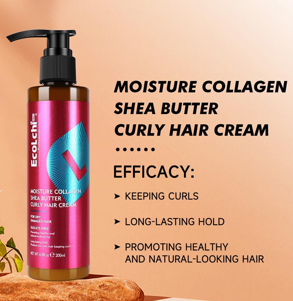 ECOLCHI Collagen Hair Mask Biotin Hair Conditioner Shampoo Protein Repair Spray Moisture Collgen Shea Buttercurly Hair Cream - Application & Use - OEM/ODM Wholesale by Chinchy Group