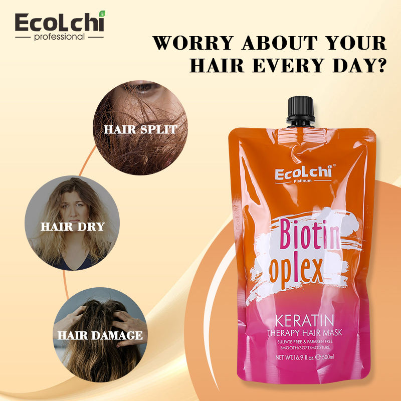 ECOLCHI Oem/odm Best Hair Care Natural Keratin Protein Hair Mask Treatment Smoothing And Repairing - Texture & Finish - OEM/ODM Wholesale by Chinchy Group