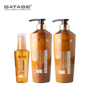 ecolchi paraben free 500ml collagen gatase shampoo and conditioner set keratin treatment