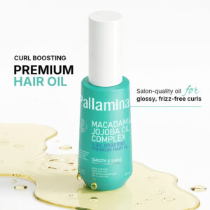 Pallamina Macadamia Jojoba Oil Curl Boosting Hair Oil Anti Frizz