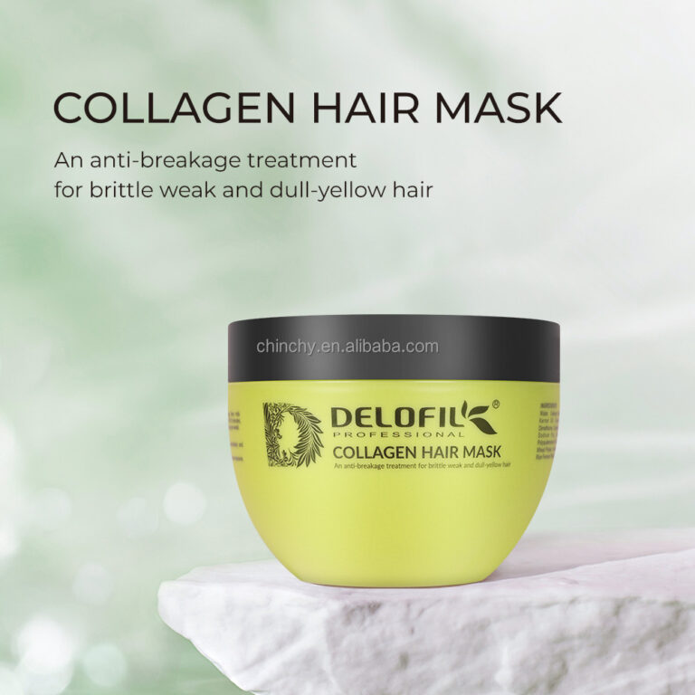 Delofil Private Label Collagen Smooth Nourishing Hair Mask Shiny Repairing Moisturizing Hair Mask Treatment