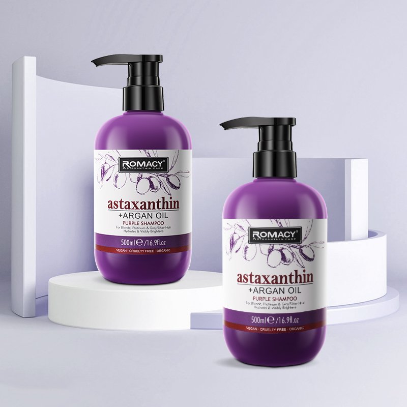 Romacy Salon Purple Shampoo for Blonde Hair - product detail banner 2